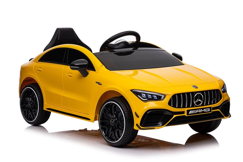 Avto na akumulator Mercedes CLA 45s AMG 4x4, Žuti 7