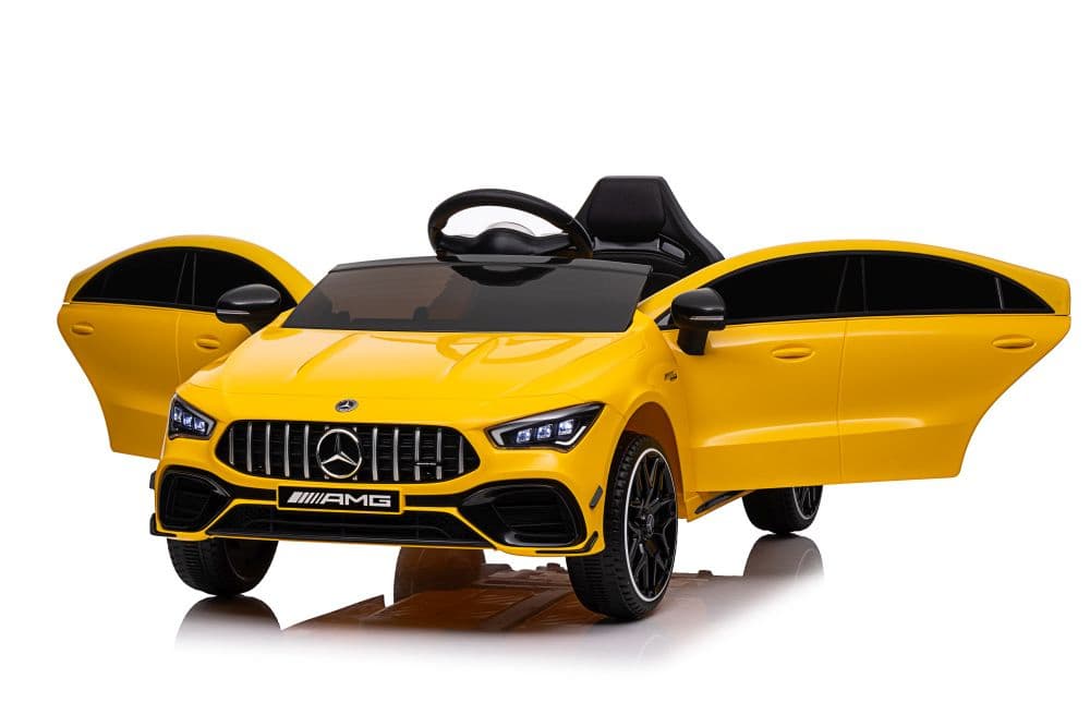 Avto na akumulator Mercedes CLA 45s AMG 4x4, Žuti 8