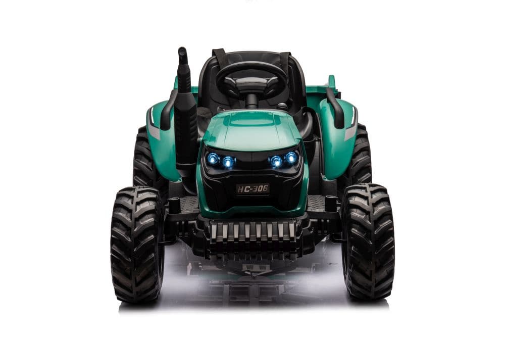 Traktor na akumulator LEAN CARS HC-306, temno zelen, 24V 4