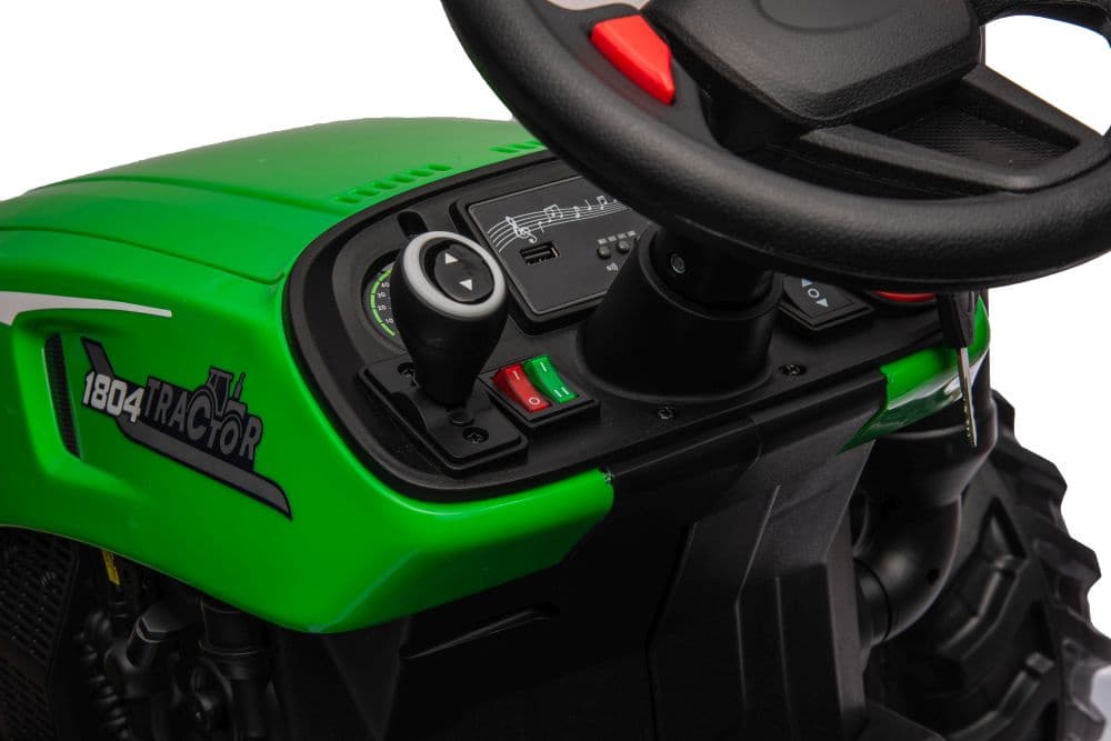Traktor na akumulator LEAN CARS HC-306 24V zelen 5