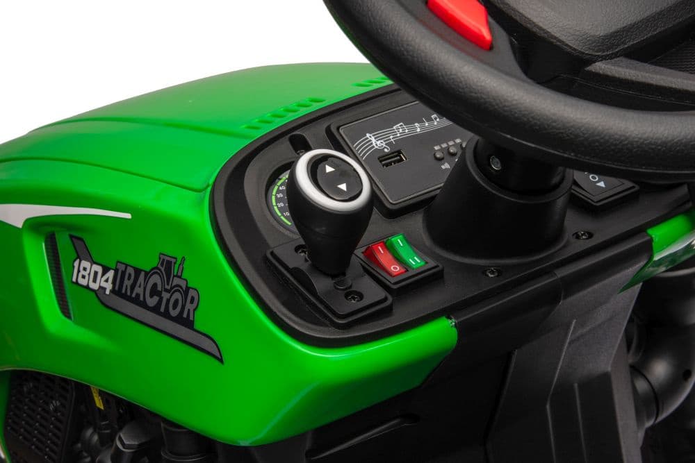 Traktor na akumulator LEAN CARS HC-306 24V zelen 6