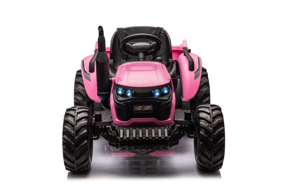 Traktor na akumulator LEAN CARS HC-306, roza, 24V 2