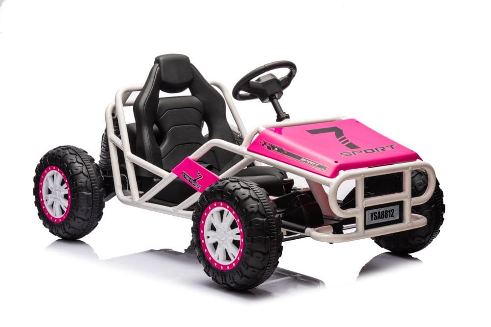 Avto na akumulator LEAN CARS Buggy A8812 24V Roza