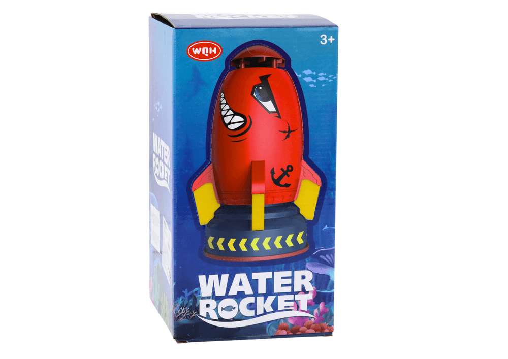 Vodna raketa škropilec LEAN TOYS Rekin Rdeči 3