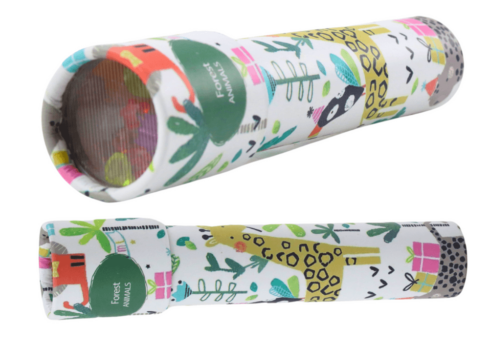 Kalei doskop za otroke LEAN TOYS Beli 2