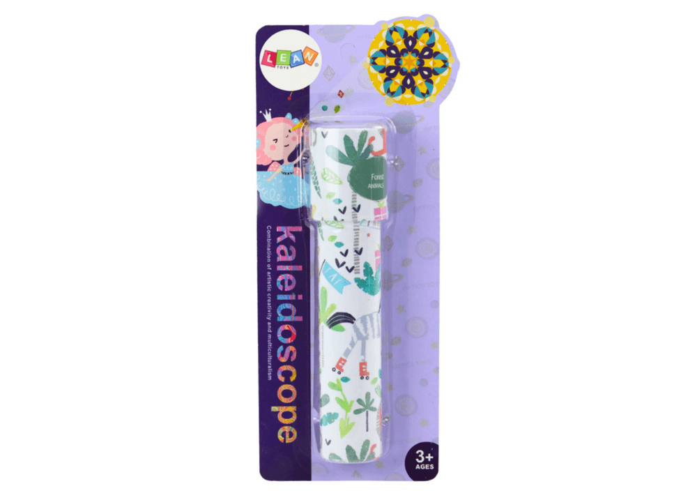 Kalei doskop za otroke LEAN TOYS Beli 4