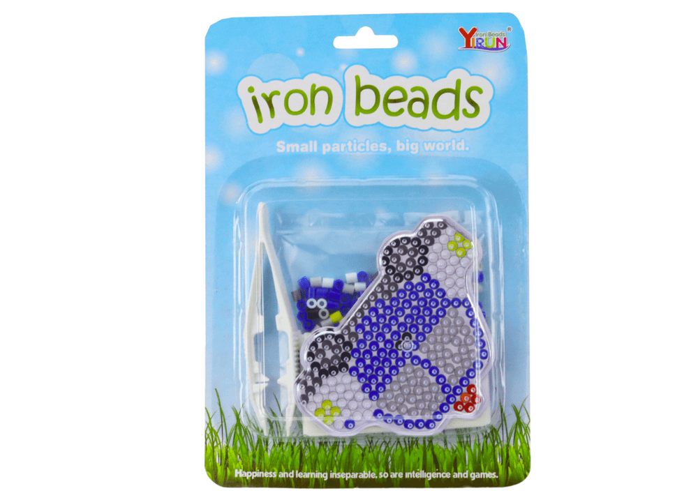 Set za ustvarjanje s kroglicami LEAN TOYS Policijsko vozilo 4