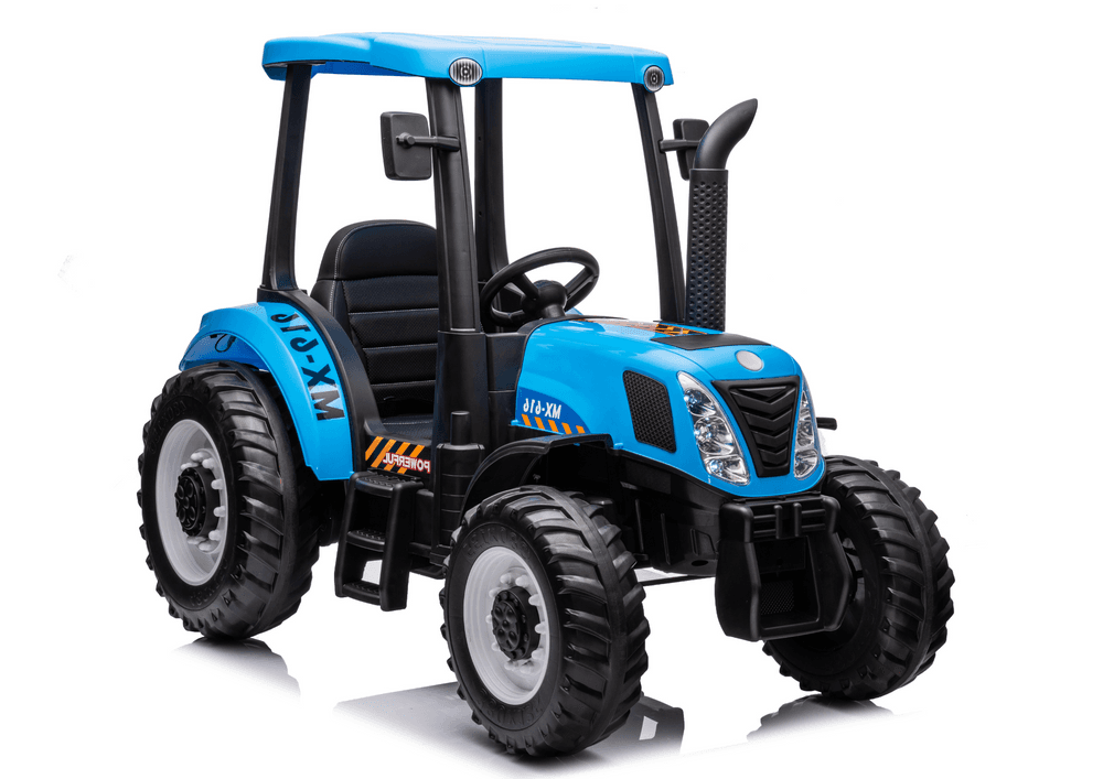Traktor na akumulator LEAN CARS A011, 24V, modre barve