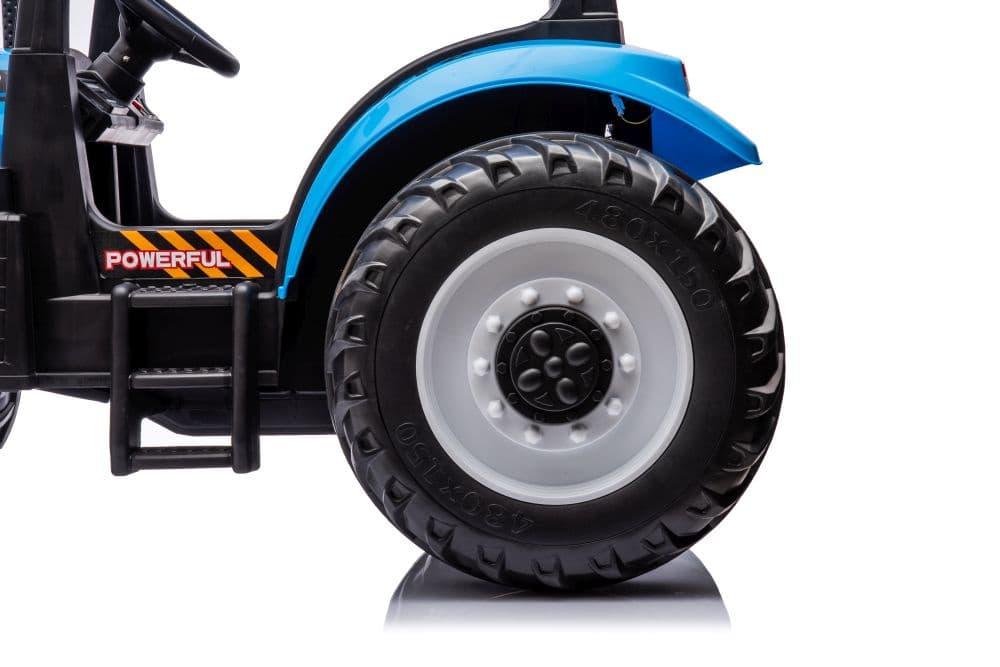 Traktor na akumulator LEAN CARS A011, 24V, modre barve 8