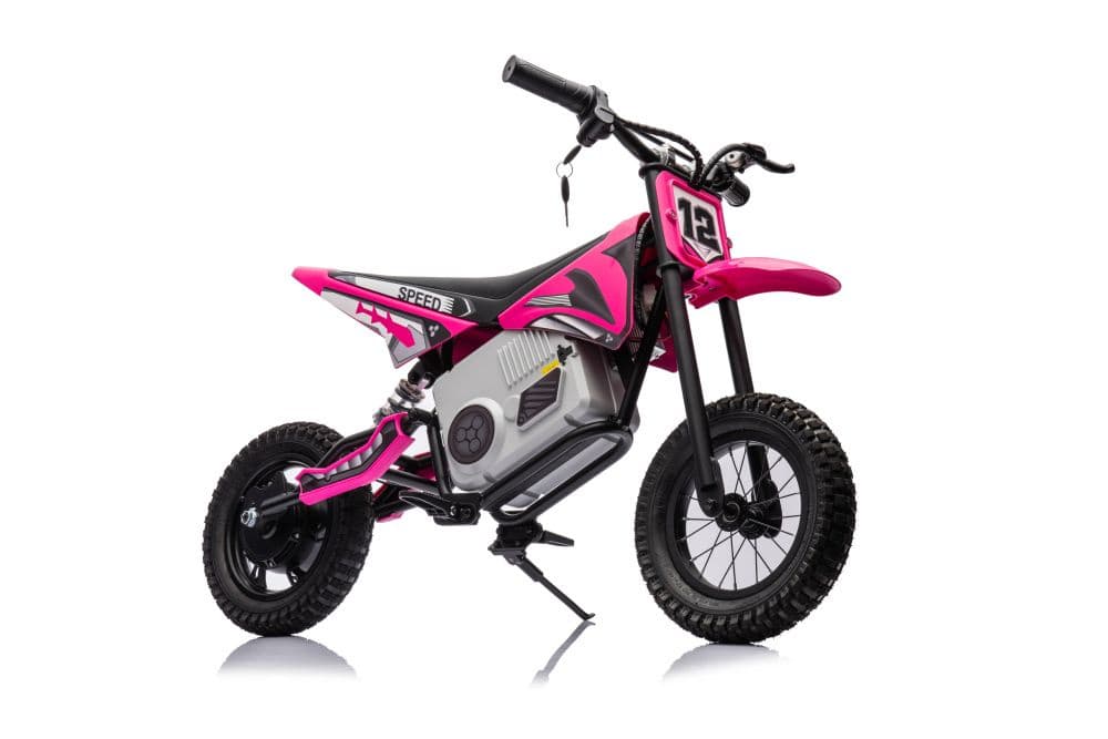 LEAN CARS Motor cross na akumulator A9901, 36V, roza