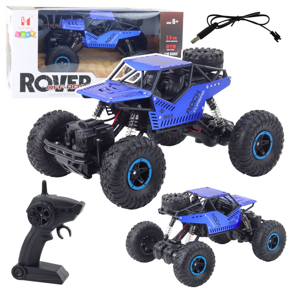 LEAN TOYS RC terenski avto, modri 2.4G 1:16
