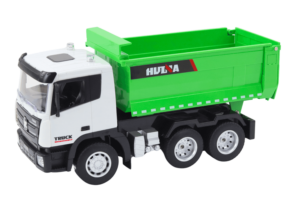 LEAN TOYS Tovornjak - kiper RC 1:18, zeleni 2