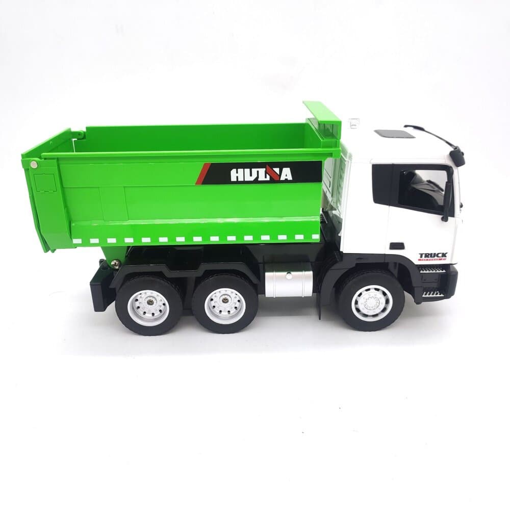 LEAN TOYS Tovornjak - kiper RC 1:18, zeleni 5