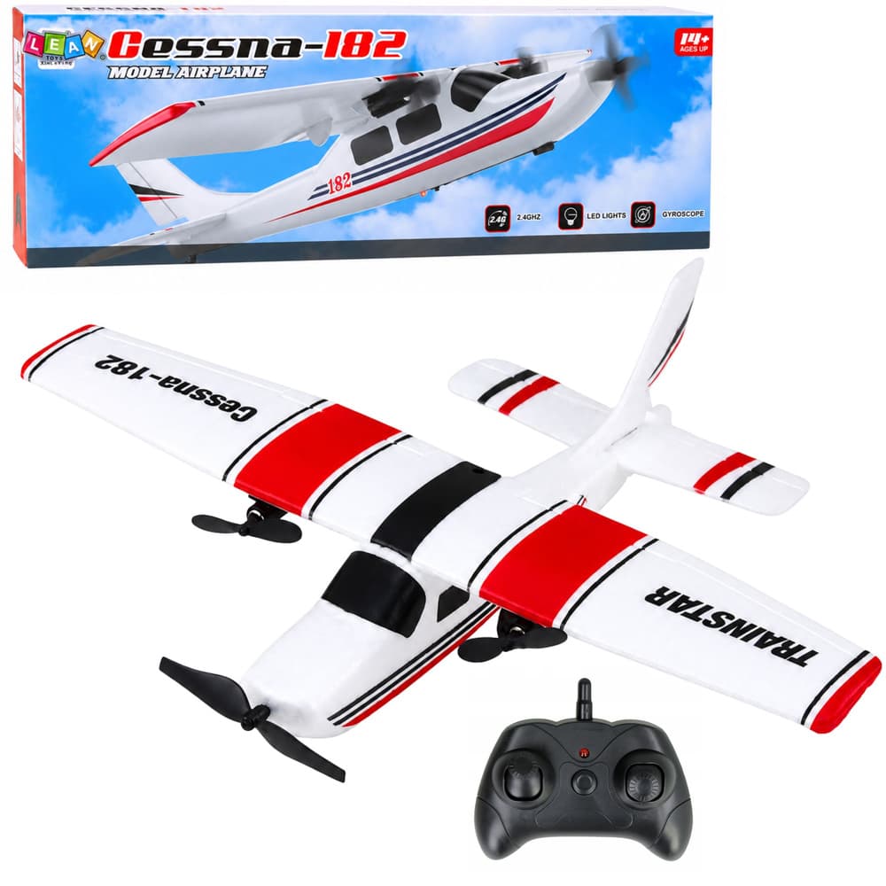 LEAN TOYS RC penasti letalo Cessna 182, 2.4 GHz