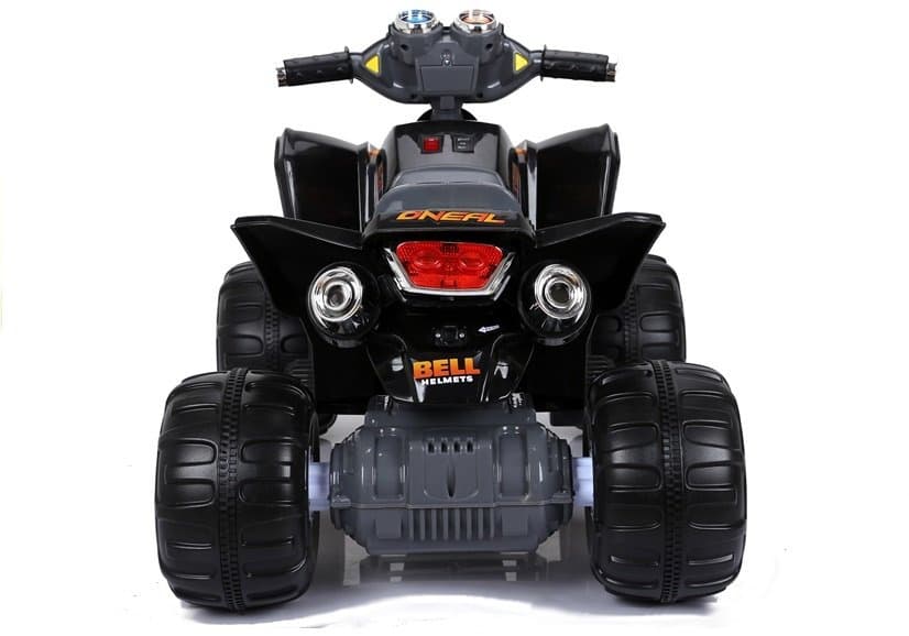 LEAN CARS Akumulatorski otroški quad črn LED MP3 7