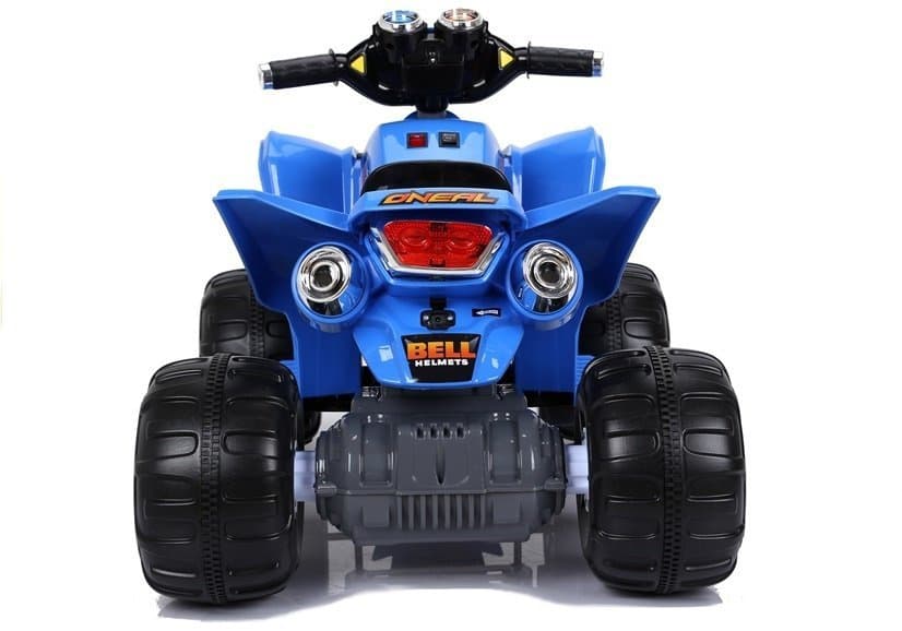 LEAN CARS Akumulatorski otroški quad moder LED MP3 8