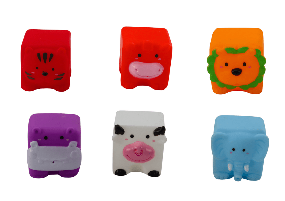 LEAN TOYS Mehki gradbeni bloki za kopanje, živali 3