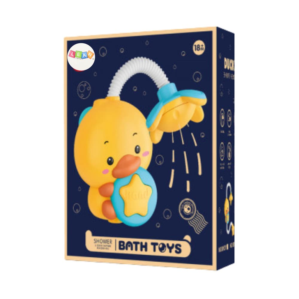 LEAN TOYS Kopalniška igrača - Raca s prho na baterije 5