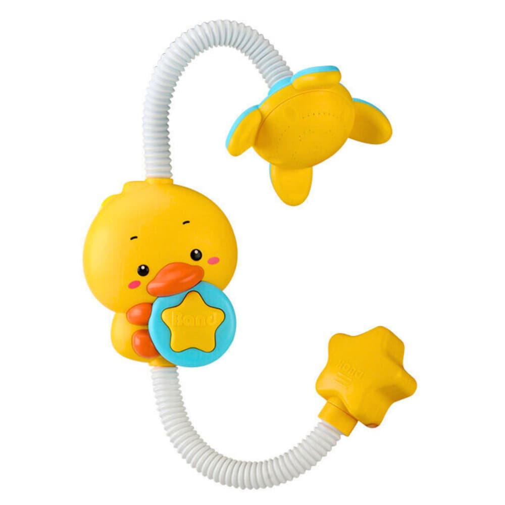 LEAN TOYS Kopalniška igrača - Raca s prho na baterije 3