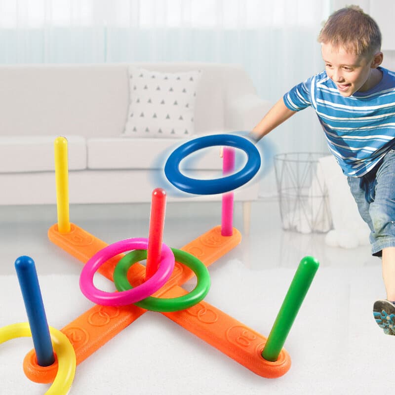 LEAN TOYS Igra metanja obročev 3