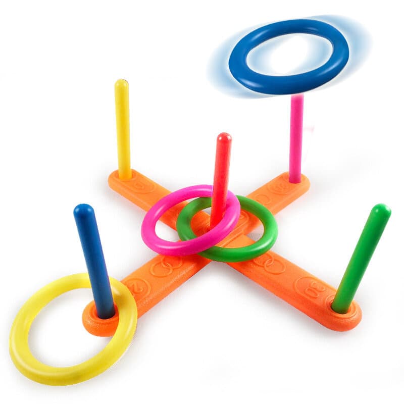 LEAN TOYS Igra metanja obročev 5