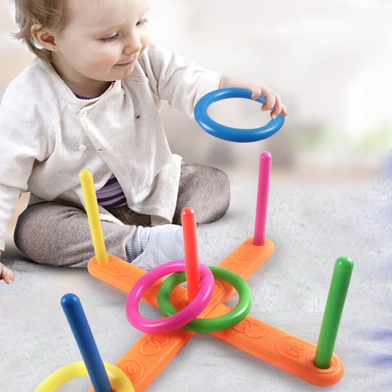 LEAN TOYS Igra metanja obročev 6