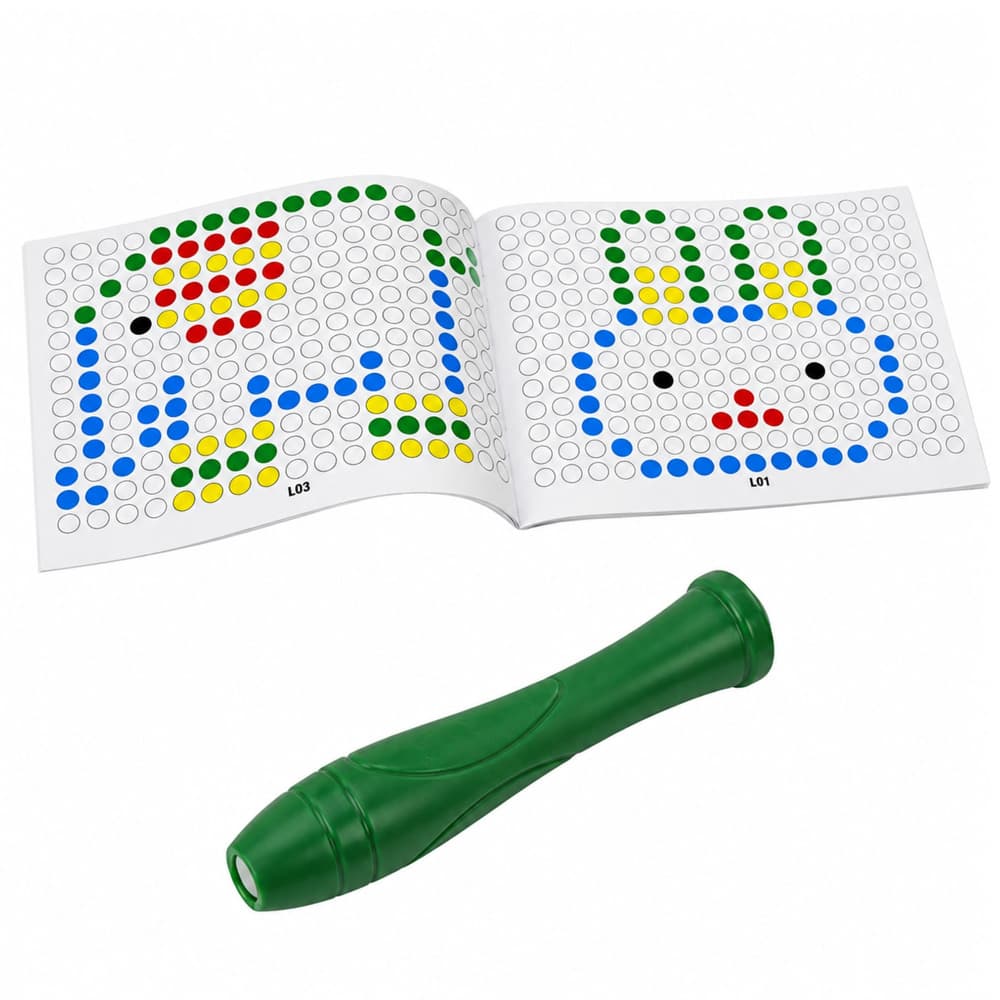 LEAN TOYS Magnetska tabla dinozaver, zelena 3
