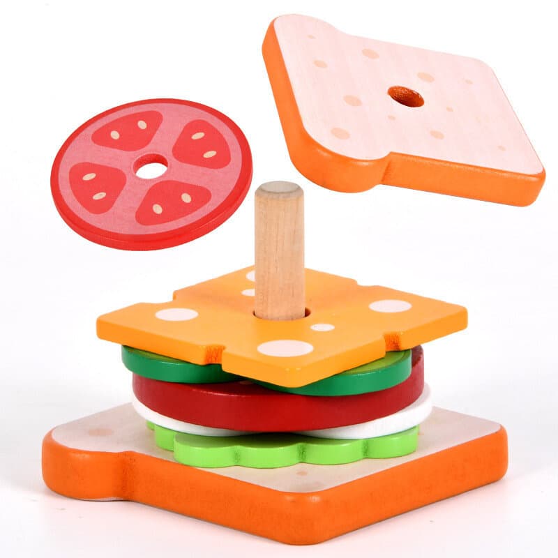 LEAN TOYS Lesena sendvič igrača z recepti 2