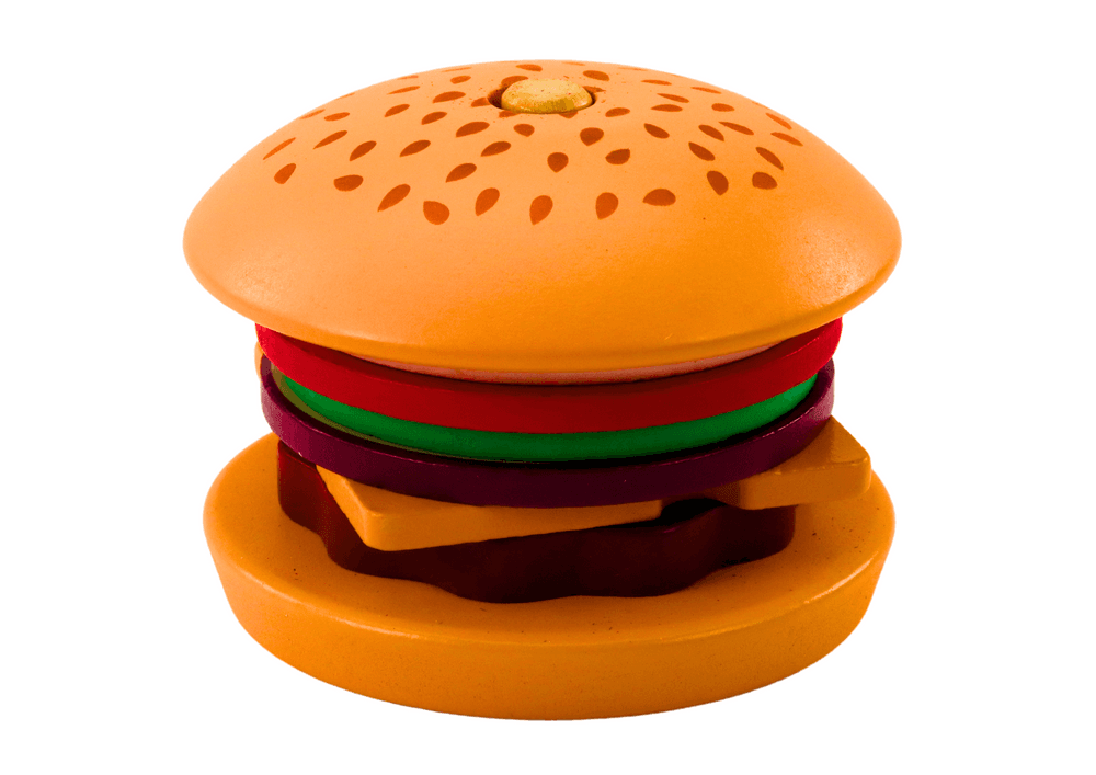 Leseni hamburger z 8 elementi in 10 karticami s recepti 2