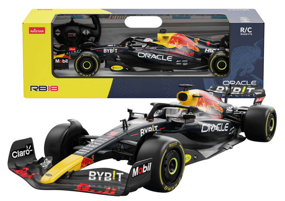 RASTAR RC dirkalnik Red Bull RB181 F1, temno moder, 1:12