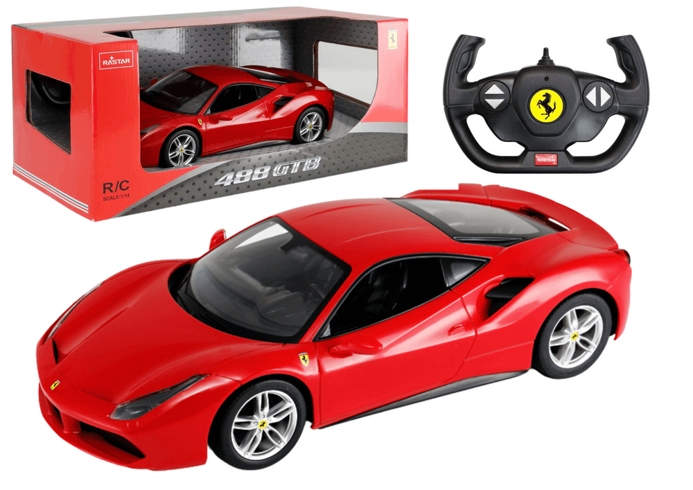 RC avto RASTAR Ferrari 488 GTB 1:14, rdeč