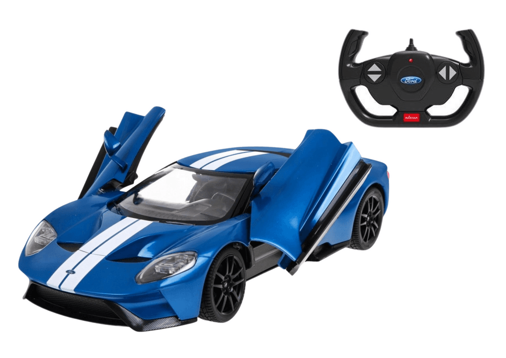 RC avto RASTAR Ford GT 1:14, modri, odpirajoča vrata 2