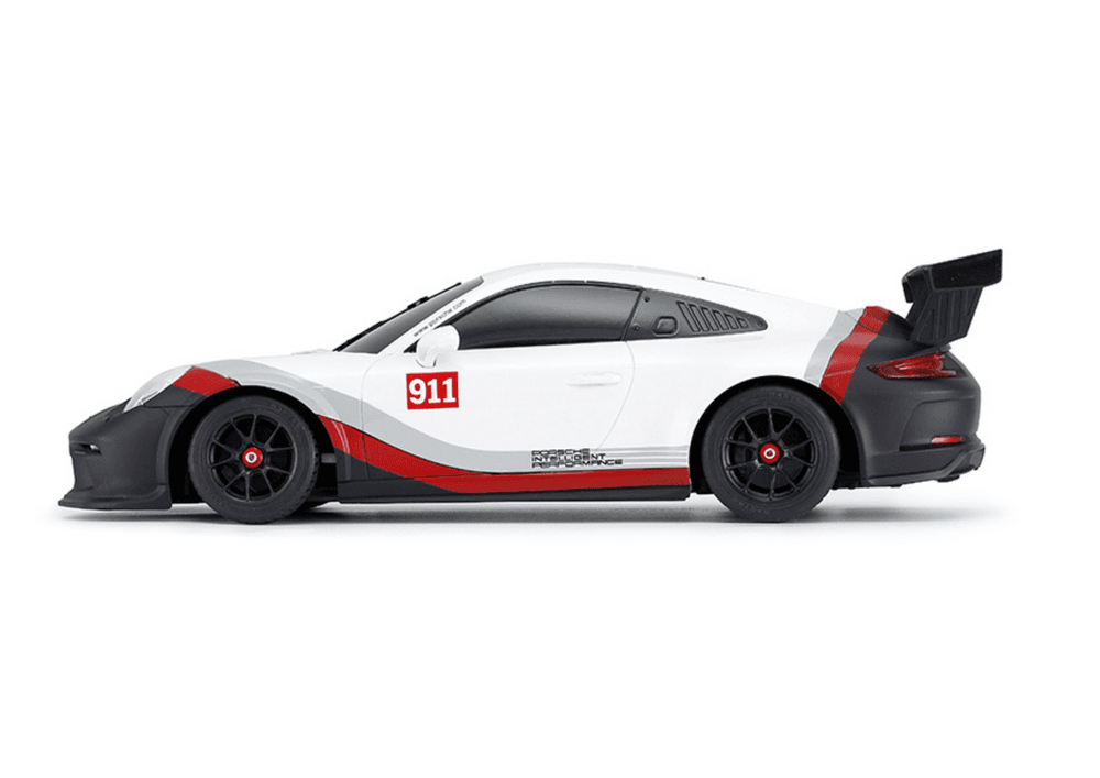 RC avto RASTAR Porsche 911 GT3 1:18, belo-siv 4