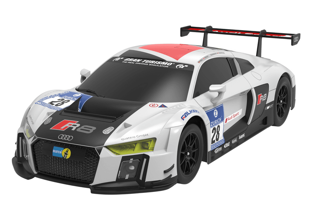 RC avto RASTAR Audi R8 LMS 1:24, belo-črn 2