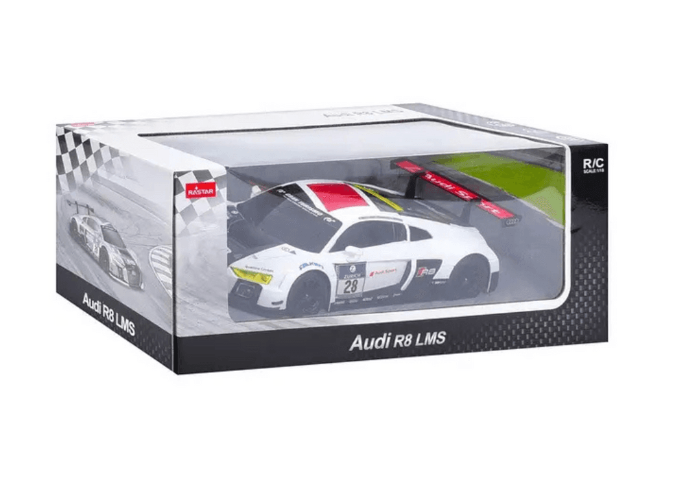 RC avto RASTAR Audi R8 LMS 1:24, belo-črn 3