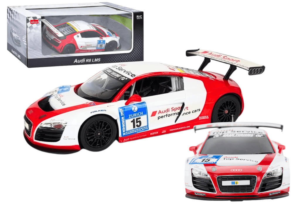 RC avto RASTAR Audi R8 LMS 1:24, bel