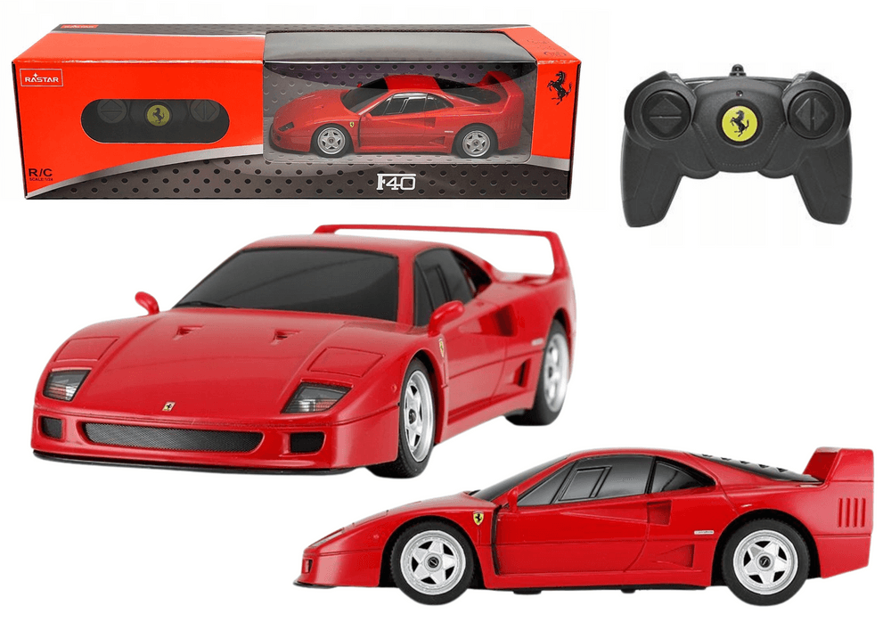 RC avto RASTAR Ferrari F40 1:24, rdeč