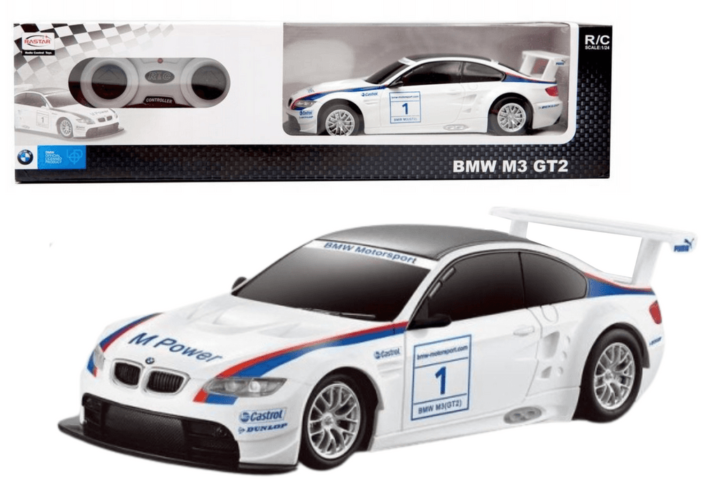 RC avto RASTAR BMW M3 GT2 1:24, bel