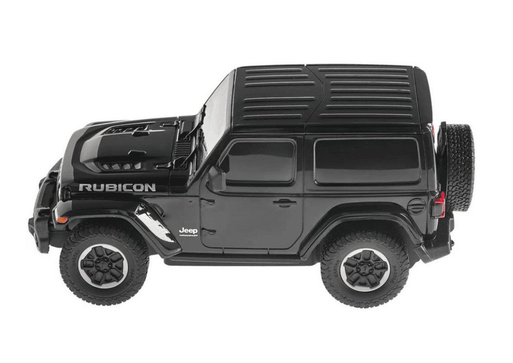 Daljinsko voden Jeep Wrangler JL Rubicon Rastar 1:24, črn 3
