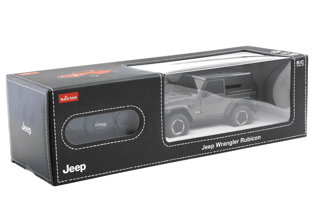 Daljinsko voden Jeep Wrangler JL Rubicon Rastar 1:24, črn 4