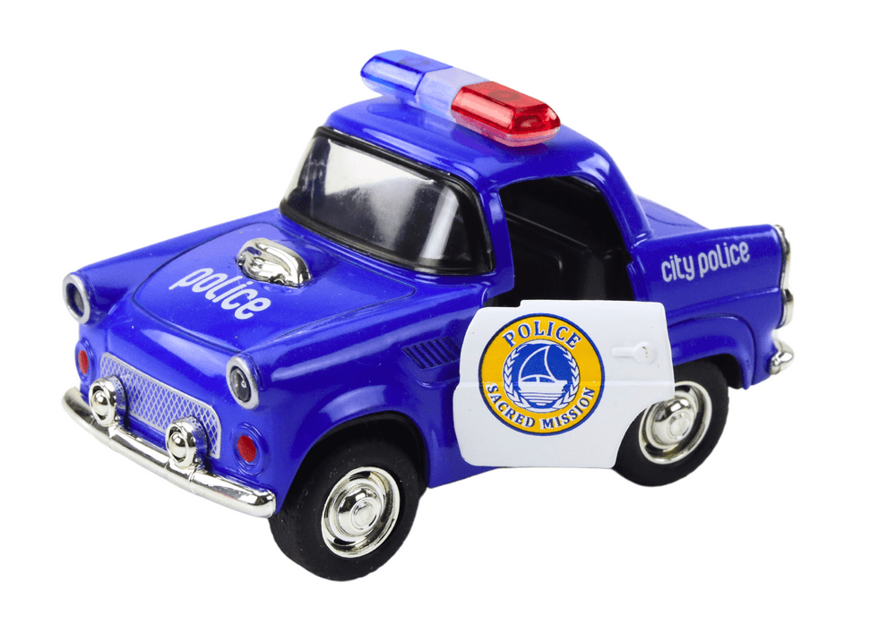 Policijsko avto retro, 1:38, na vleko, luči, zvoki (modra) 2