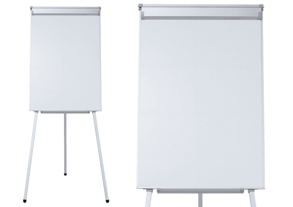 LEAN Magnetna flipchart tabla, na stojalu, bela, 70x100cm 2