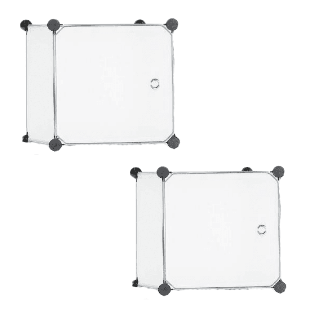 LEAN Modularen regal za čevlje in dodatke, 5 predalov, prozoren 2