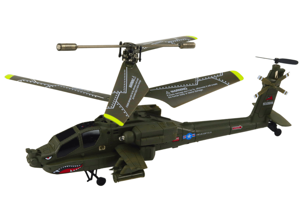 Helikopter na daljinsko upravljanje Bestway Apache, vojaški, khaki 2