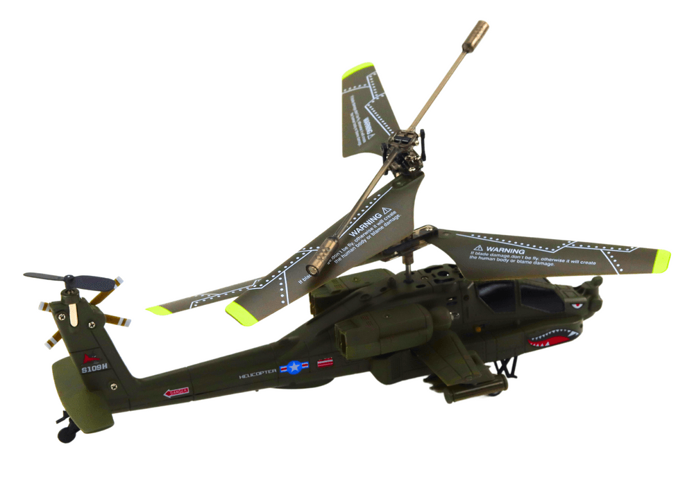 Helikopter na daljinsko upravljanje Bestway Apache, vojaški, khaki 3