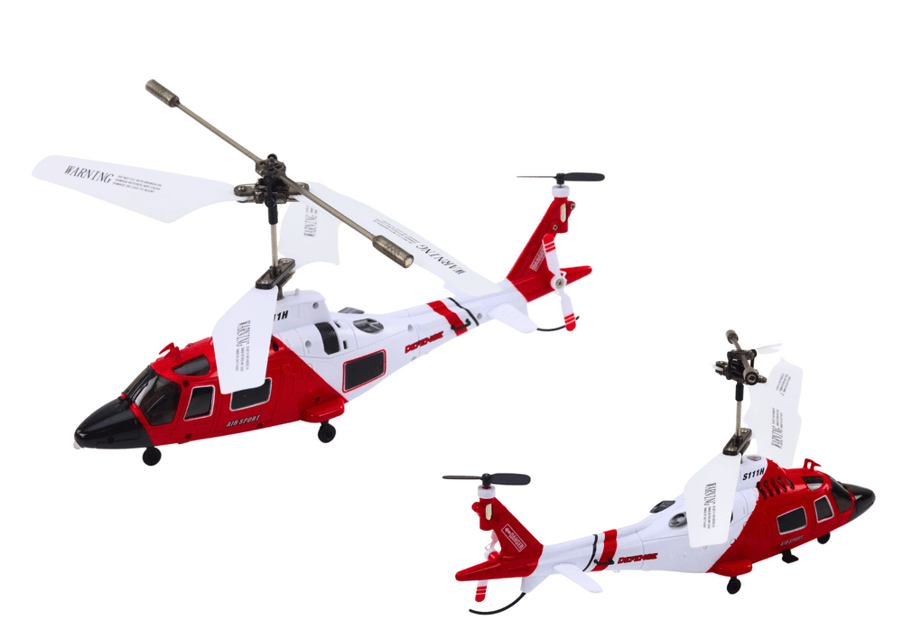 Helikopter na daljinsko upravljanje Syma S111H, rdeč, žiroskop 2