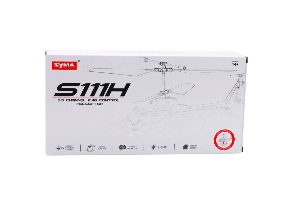 Helikopter na daljinsko upravljanje Syma S111H, rdeč, žiroskop 4