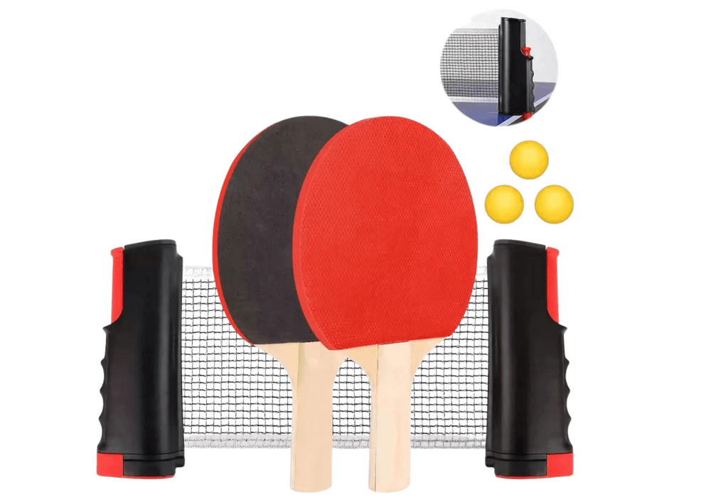 Set za namizni tenis: miza, loparji, žogice 2