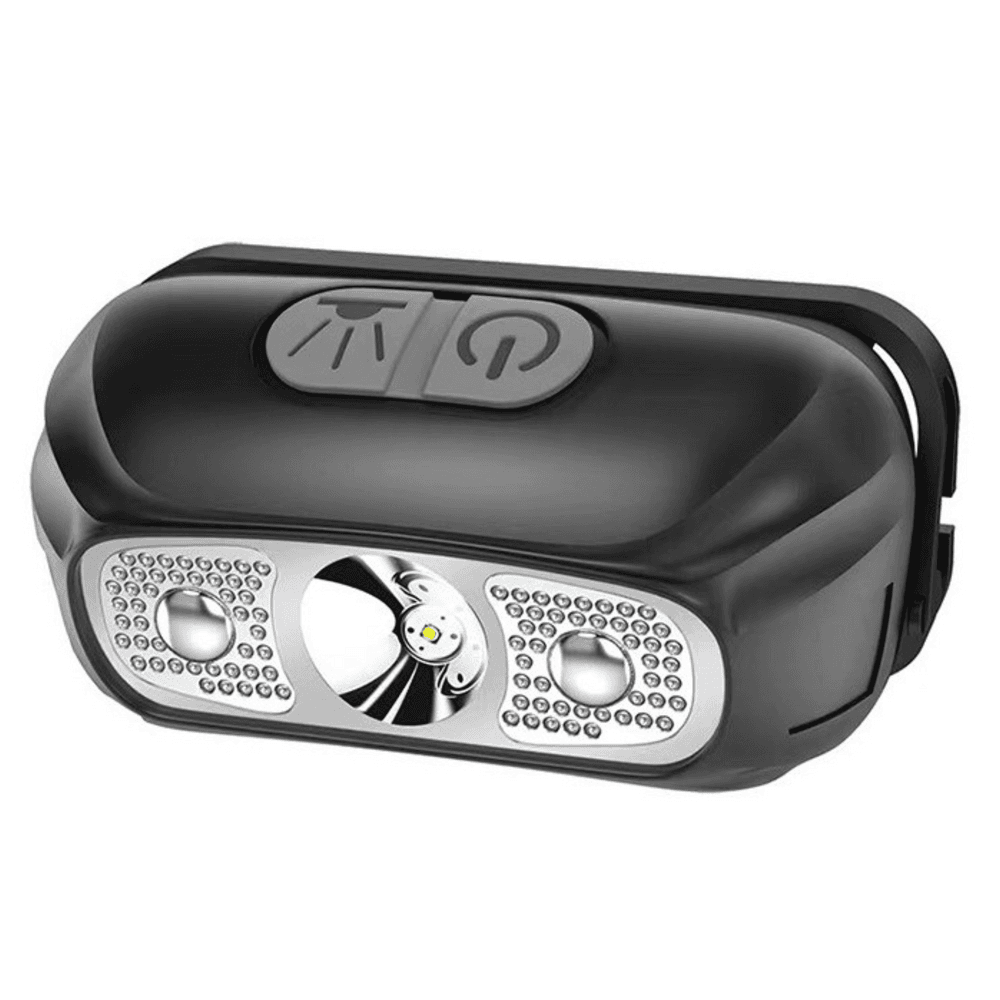 LEAN LED naglavna svetilka z USB polnjenjem, 5 ur 2