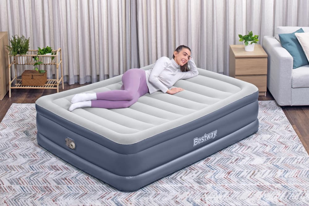 BESTWAY 6713I Napihljiv dvoposteljni materac 203x152x51 cm s Tritech® 7